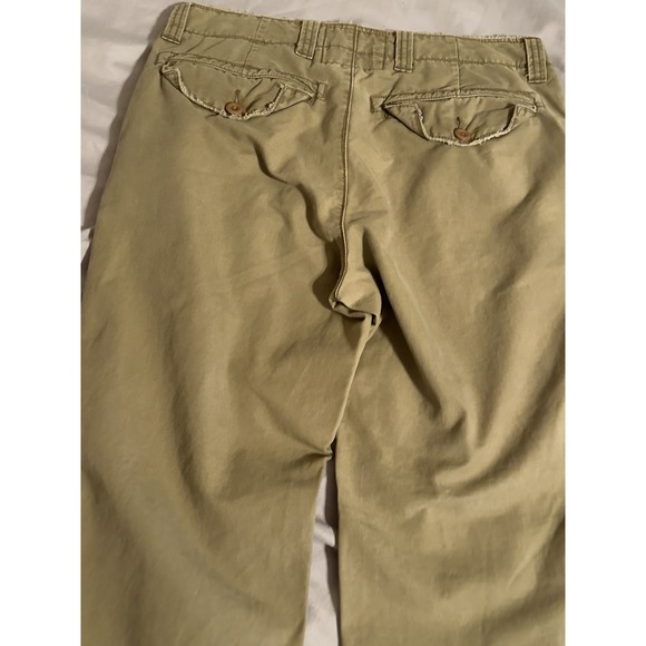BKE Mens Khaki Chino Pants Tan Straight Leg Cotton Casual Trousers 32R - Picture 12 of 16